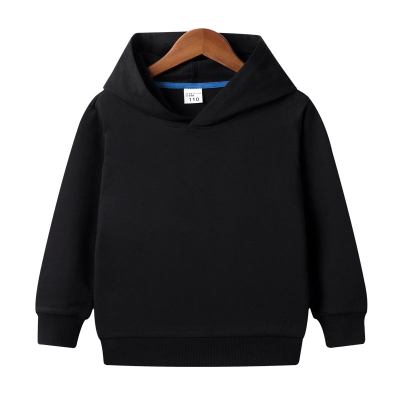 Customized Pure Cotton Hooded Blank Sweater For Middle And Small Children Customized Pure Cotton Hooded Blank Sweater For Middle And Small Children